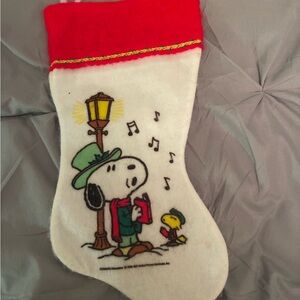 Peanuts Red and White Holiday Stocking